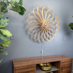 Lunaria | Maple Veneer Accent Light  |  39"