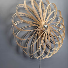 Lunaria | Maple Veneer Accent Light  |  39"