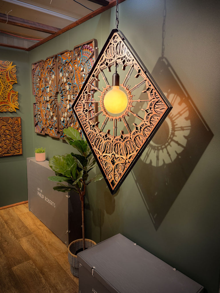 EmberHaven Light |  Pendant Statement  |  41x28"