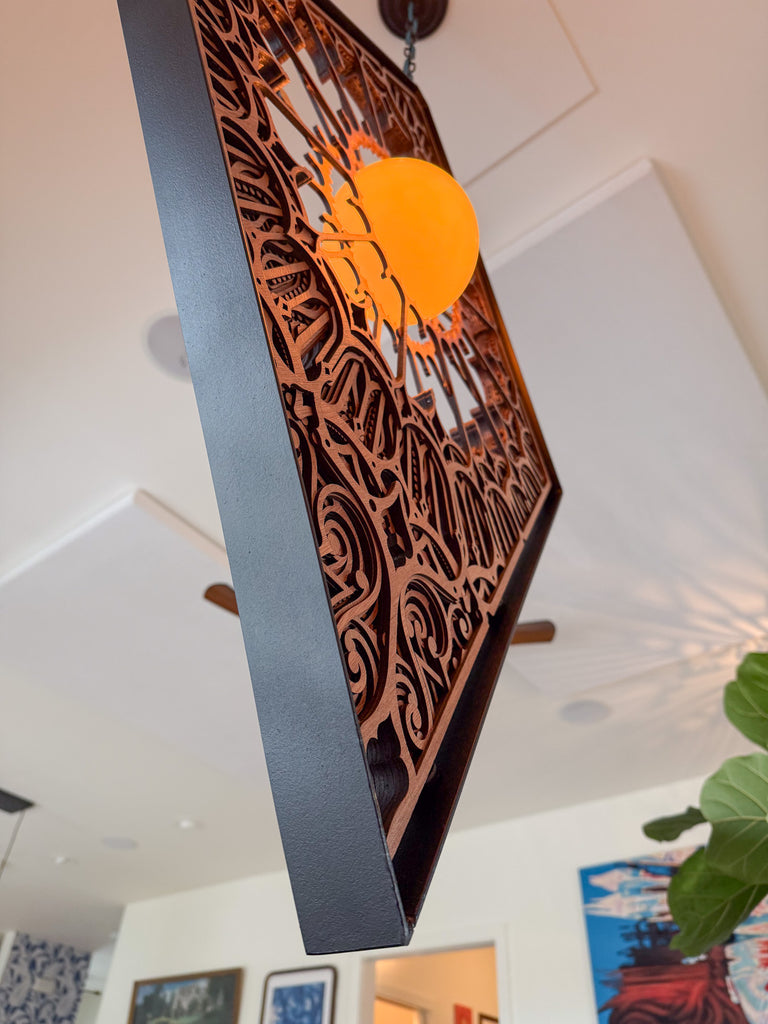 EmberHaven Light |  Pendant Statement  |  41x28"