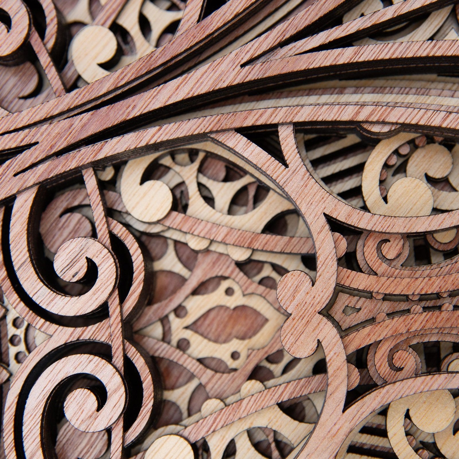 Demure  |  48" Round Wood Wall Art