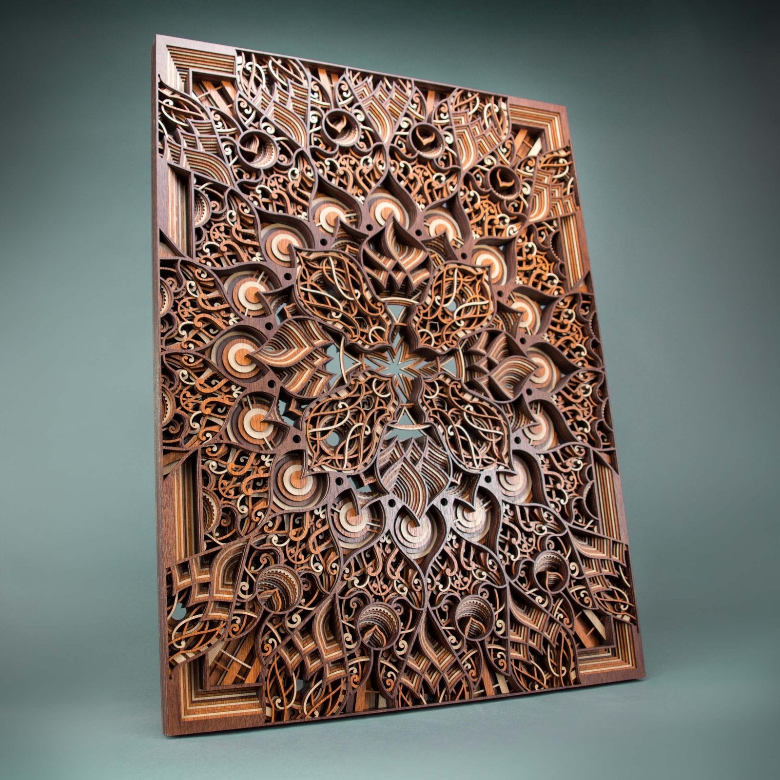 Octave Wooden Wall Art Sculpture – Art by Philip Roberts
