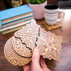 Pack of Wooden Coasters